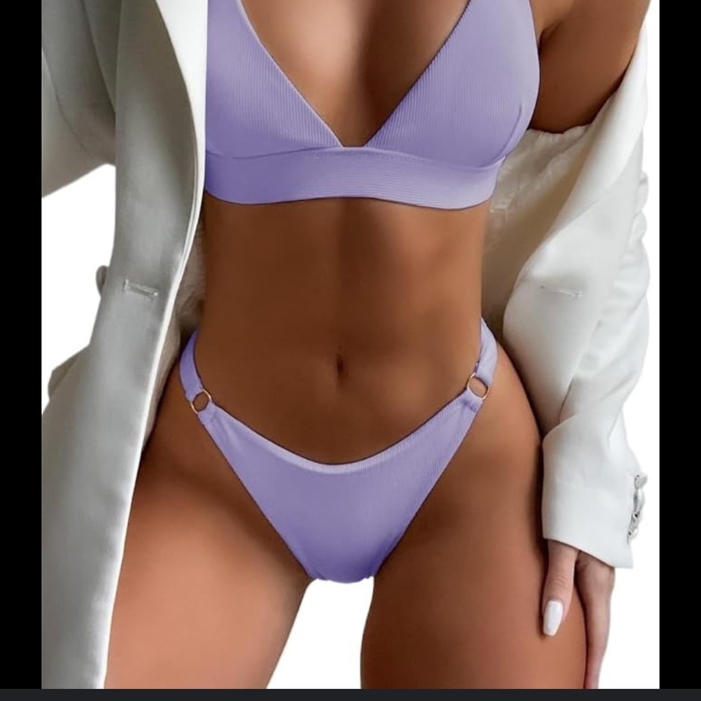 Lavender Bikini Set Medium. Never worn. - Picture 7 of 7